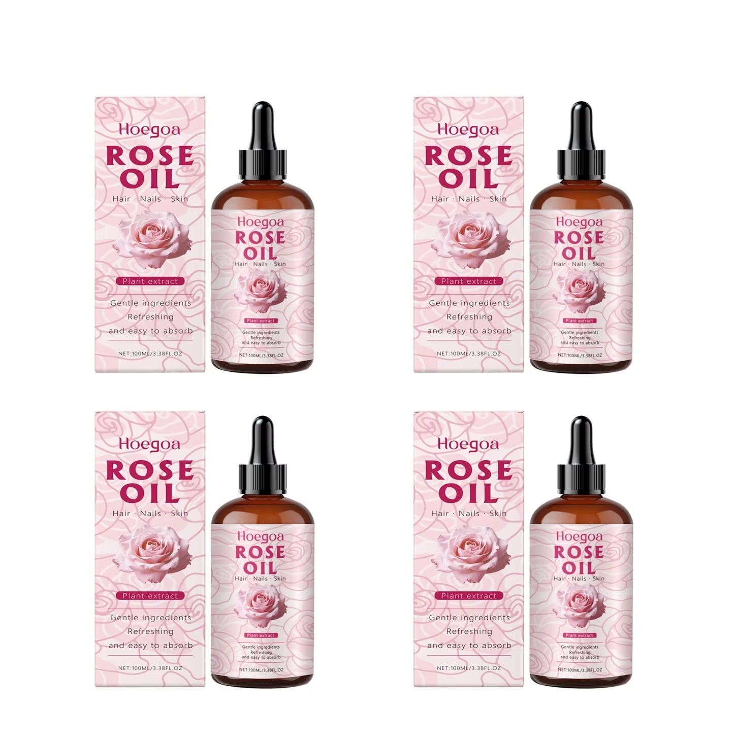 Rose Oil Face anti Aging Brightening Lasting Hydration Nourishment Firm Aromatherapy Facial Serum Reveal Radiance Body Skin Care