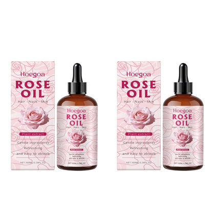 Rose Oil Face anti Aging Brightening Lasting Hydration Nourishment Firm Aromatherapy Facial Serum Reveal Radiance Body Skin Care
