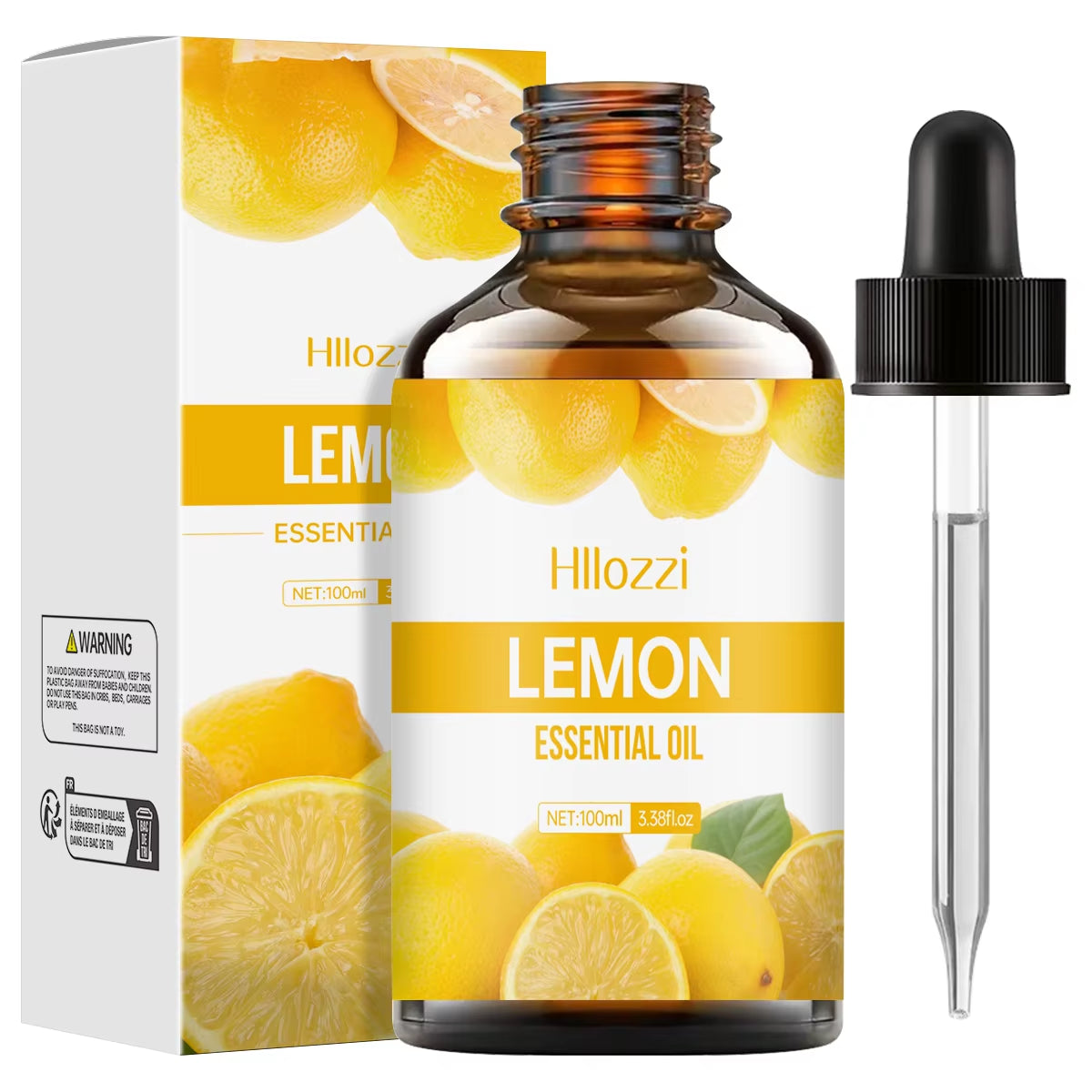 30Ml/60Ml/100Ml Lemon Skin Care Essential Oil Fruit Extract Essential Oil for Body Care