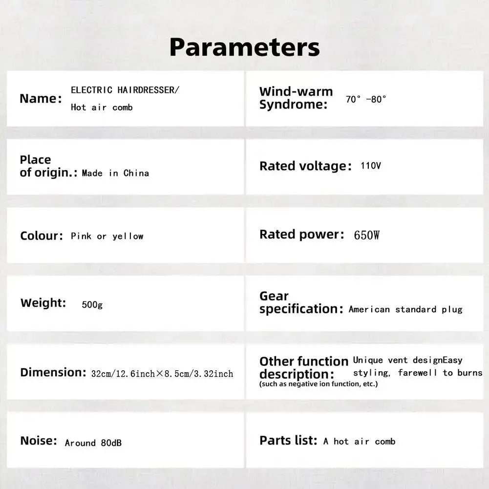 Multifunctional Hot Air Comb, 1 Box Automatic Hair Straightener, Negative Ion Hot Air Comb, Hair Styling Tool for Home & Salon Use, Daily Hair Styling Tools #TOP PICKS