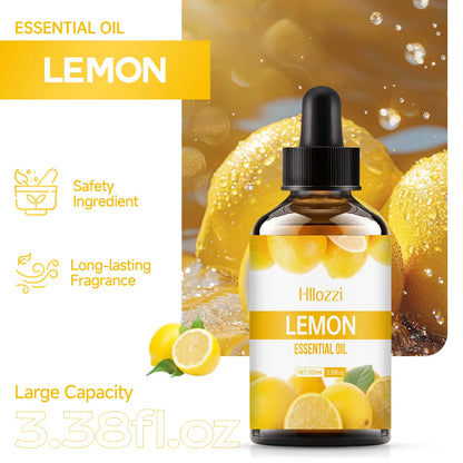 30Ml/60Ml/100Ml Lemon Skin Care Essential Oil Fruit Extract Essential Oil for Body Care