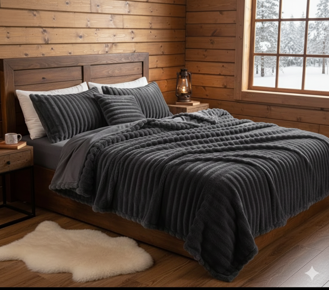 Veloria Rabbit Velvet Blanket